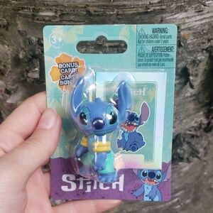 Disney Stitch Blue Figure with Bonus Card